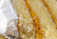 Decadently Moist Gluten-Free Coconut Lemon Curd Velvet Cake