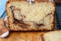 Sweet Cinnamon Gluten-Free Loaf with a Vanilla Drizzle