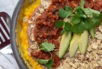 Stacked Cheesy Mexican Frittata