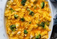 Hearty Chicken Broccoli Pasta Bake