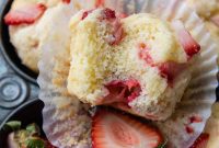 Light and Fluffy Gluten-Free Strawberry Muffins