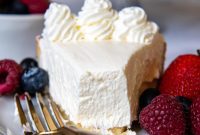 Quick Dreamy Gluten Free No Bake Cheesecake