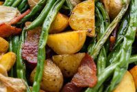 One-Pan Roasted Green Beans and Potatoes