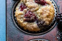 Pillowy Gluten-Free Blackberry Muffins