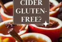Is Apple Cider Gluten-Free A Simple Guide