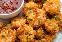 Golden Guilt-Free Coconut Shrimp: Oven or Air Fryer Crisp