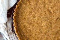 Quick Gluten Free Graham Cracker Crust Ready in 15 Minutes