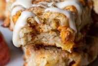 Foolproof Fluffy Gluten Free Apple Scones with Butterscotch