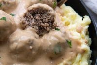 Effortless Oven Baked Gluten-Free Swedish Meatballs
