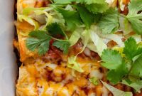 Ultimate Gluten-Free Cheesy Beef and Bean Enchiladas