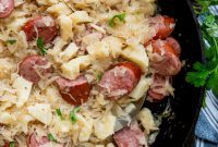 Hearty Gluten-Free German Dumplings and Sausage