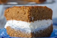 Dreamy Homemade Oatmeal Creme Pie Cake