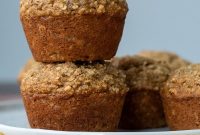 Wholesome Applesauce Oat Muffins