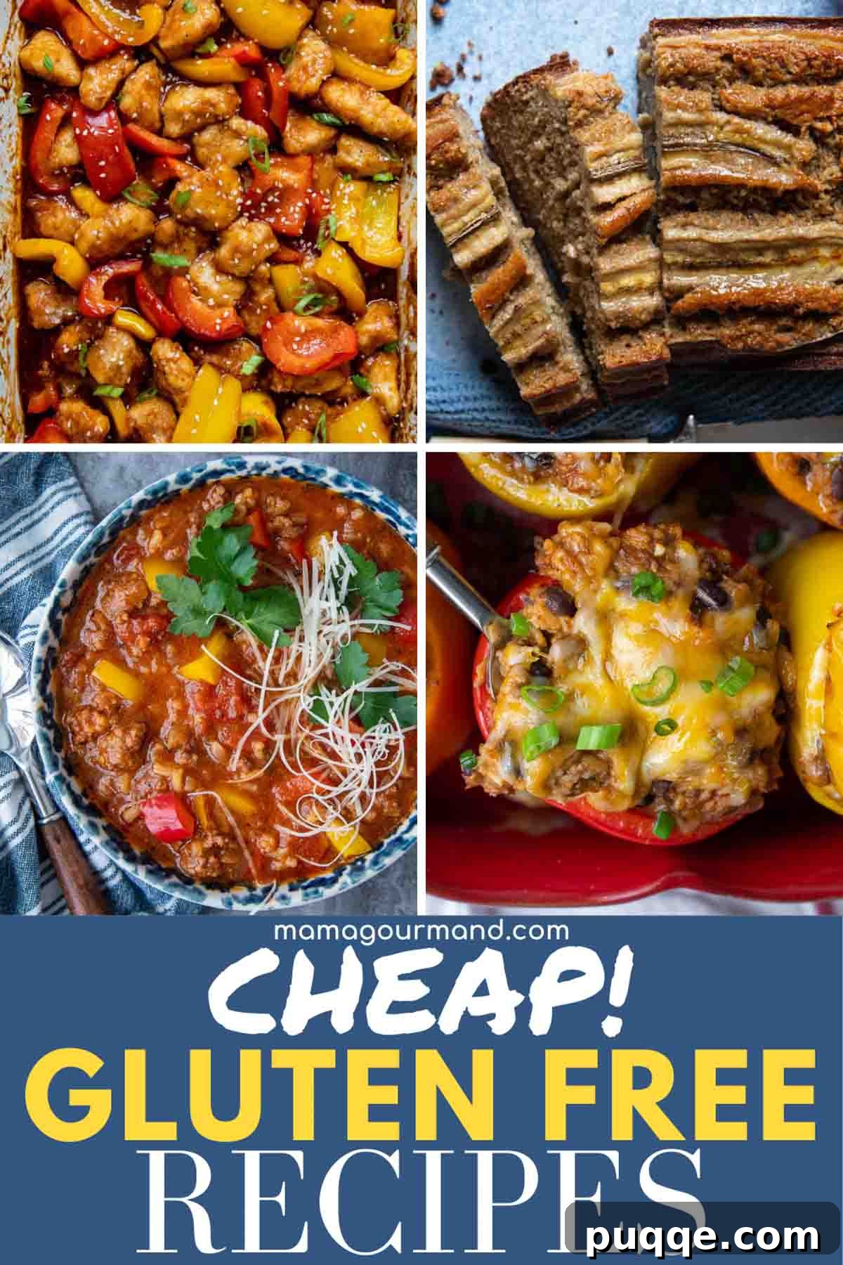 Wallet-Friendly Gluten-Free Meals: 40+ Easy Ideas 39 A comprehensive grid displaying various gluten-free and budget-friendly meal options.