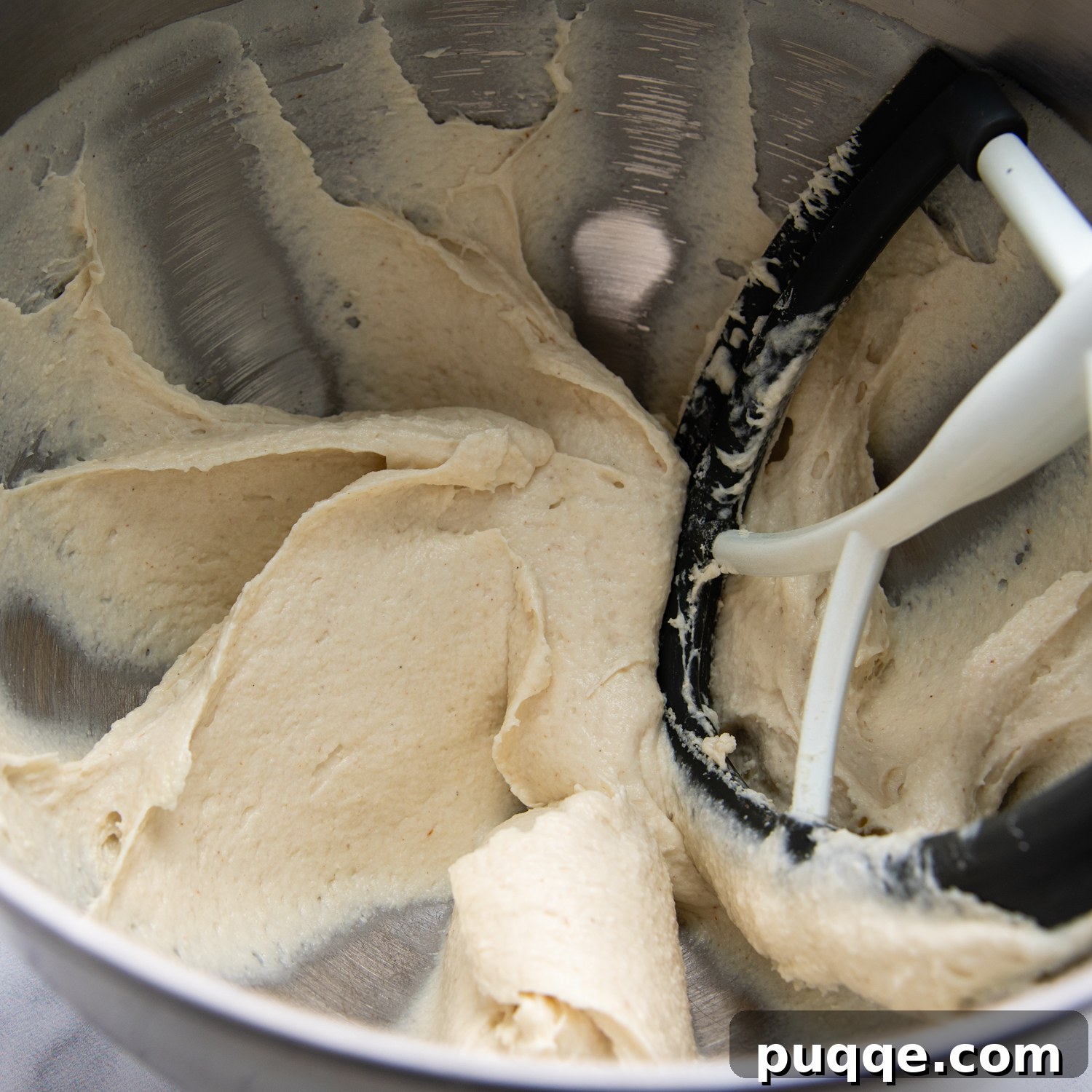 Perfectly Crispy Chewy No Knead Gluten-Free Pizza Crust 3 the dough in a large mixing bowl.