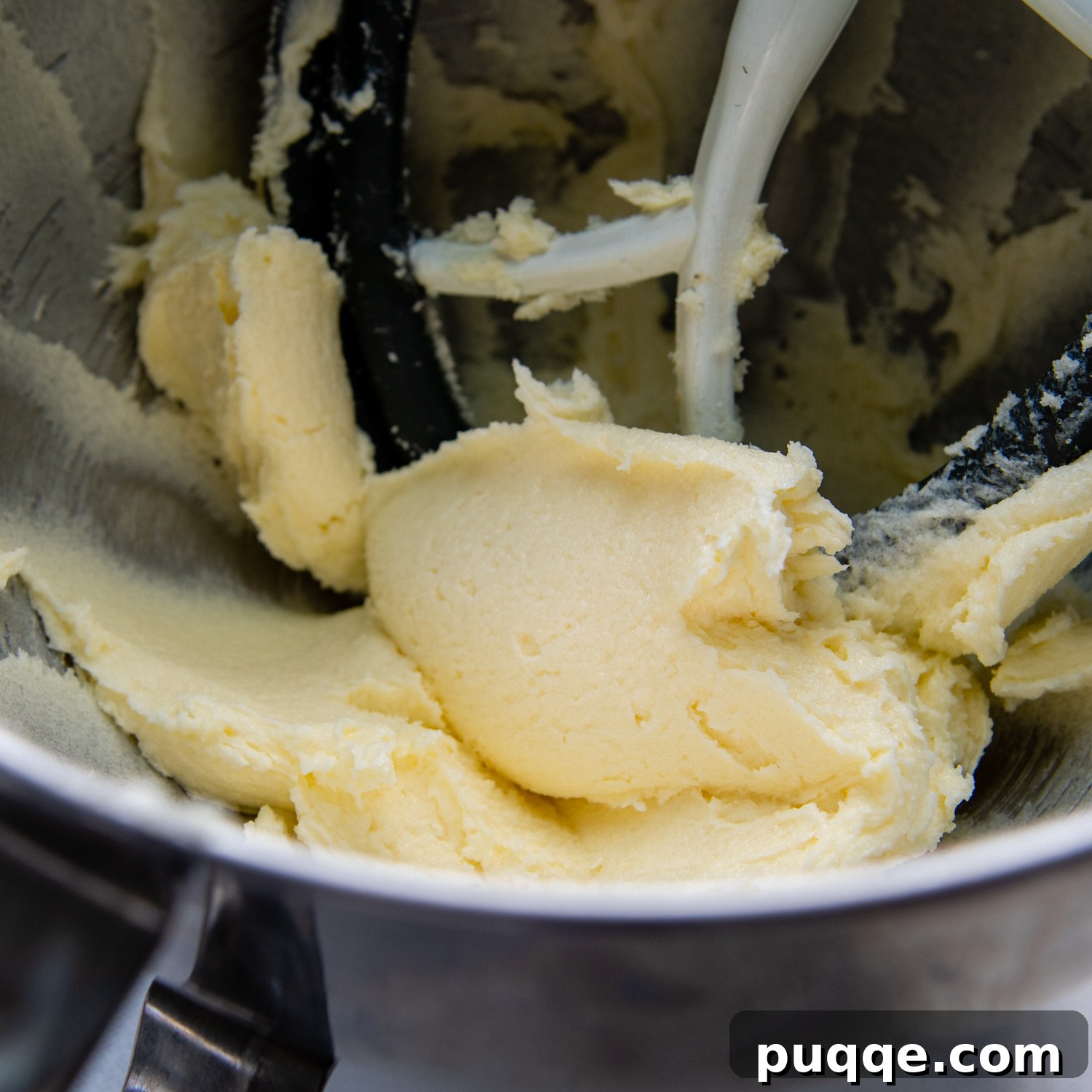 Ultimate Gluten-Free Crumbl Cookies 3 The perfectly creamed butter and sugar mixture, light and fluffy, ready for the next steps.