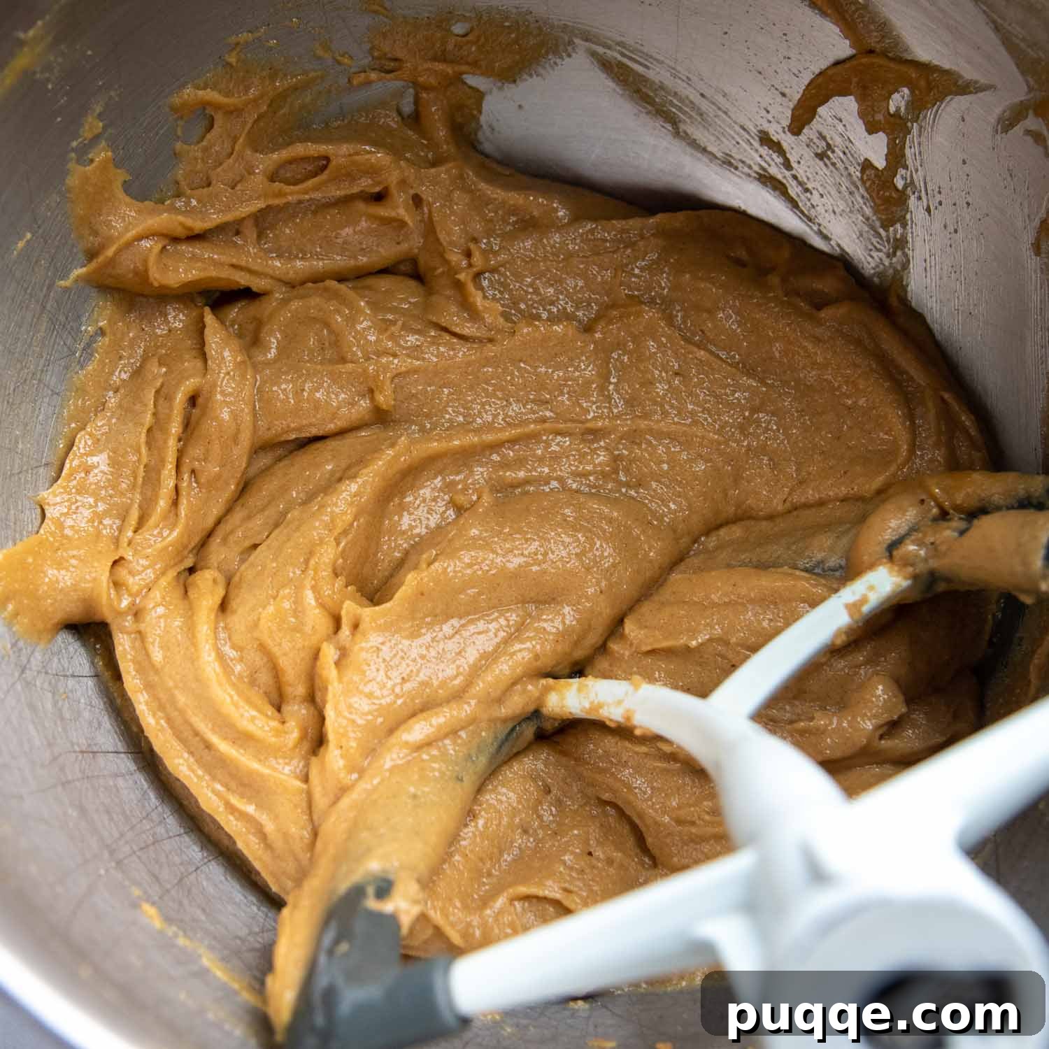 Melt-in-Your-Mouth Gluten-Free Peanut Butter Cookies 3 The smooth, creamy peanut butter cookie dough before the gluten-free flour is added.