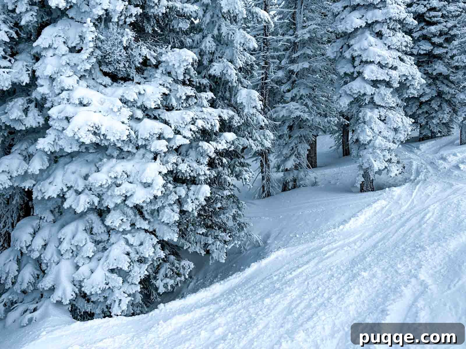 A picturesque tree run on Steamboat Mountain, showcasing its famous glade skiing