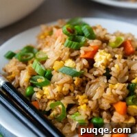 Quick Gluten-Free Fried Rice: Your Perfect Weeknight Meal 9 Gluten-Free Fried rice on a white bowl.