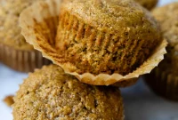 Pillowy Soft Gluten Free Oat Flour Banana Muffins