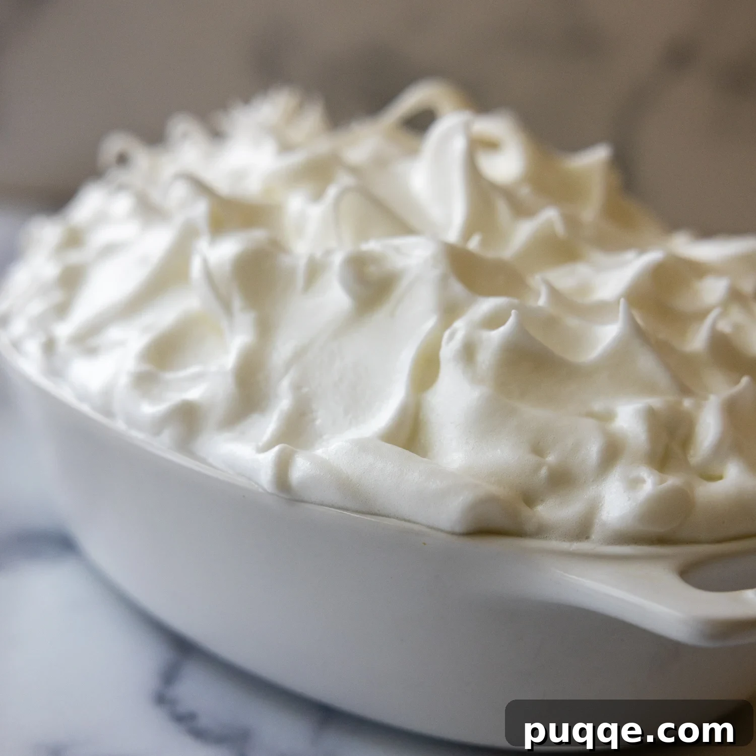 Southern-Style Gluten-Free Banana Pudding (Dolly Parton-Inspired) 9 Stiff peaks on the gf banana pudding.